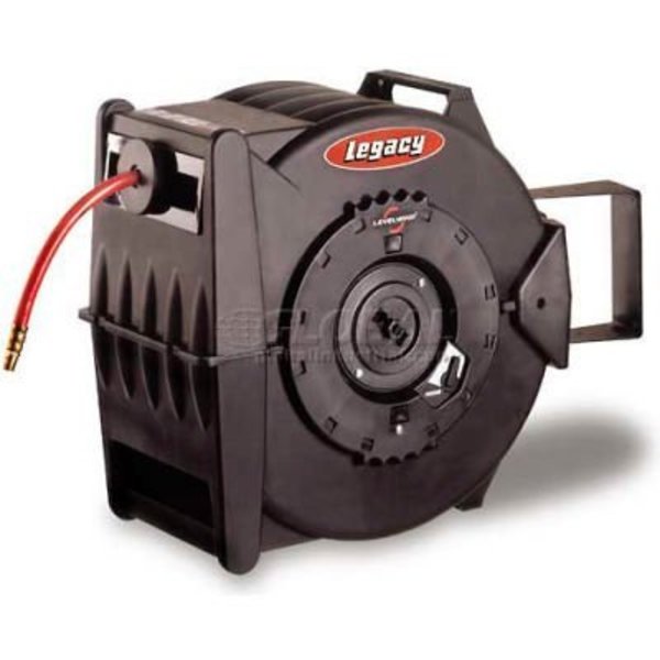 Legacy Legacy 3/8inx 50' 300 PSI Enclosed Chassis Spring Retractable Composite Hose Reel L8305